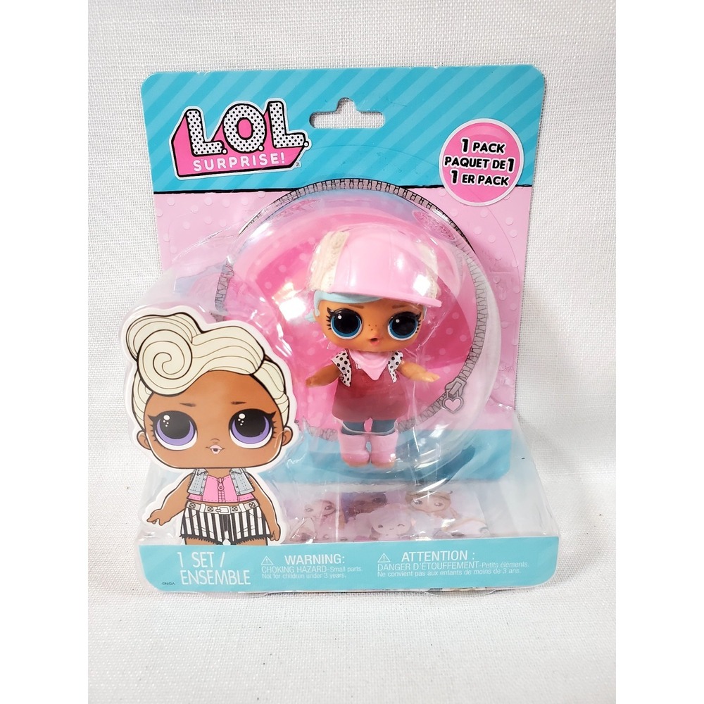 L.O.L. Surprise! Doll Pink Cap Outfit Baby Figure ● Series 1‎ ● New ● Sealed
